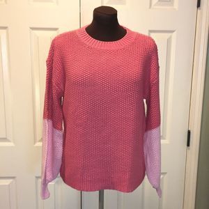 Color block sweater